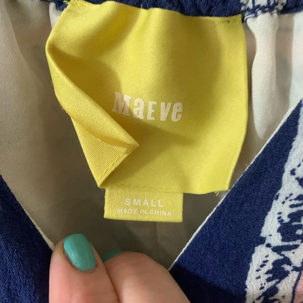 Maeve Summertime Swing Midi High Low Dress - Picture 4 of 7